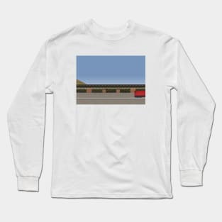 Road Trip Highway Trucking Horizon Architecture Long Sleeve T-Shirt